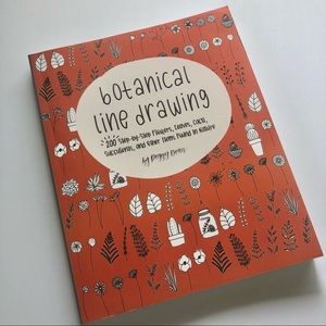 Botanical Line Drawing Book- by Peggy Dean